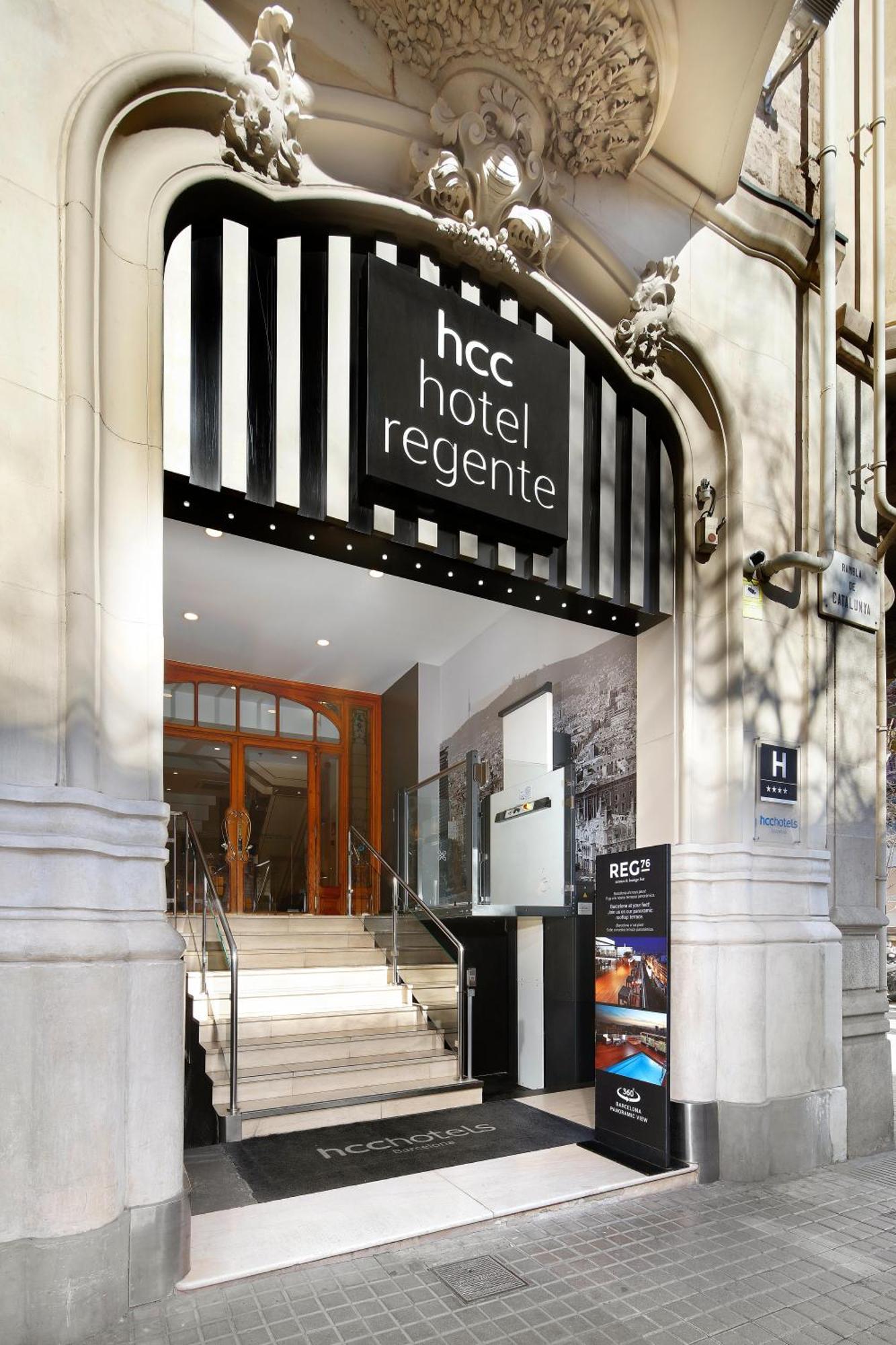 Hcc Regente Hotell Barcelona Eksteriør bilde